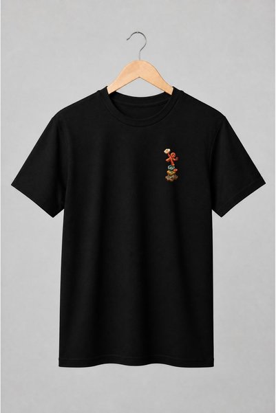 Generic Brand Tricou unisex cu Pion aventurier din lemn pentru jocuri de soci...