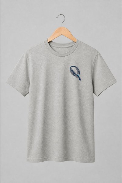 Generic Brand Tricou unisex cu Minciog de pescuit în stil ilustrat