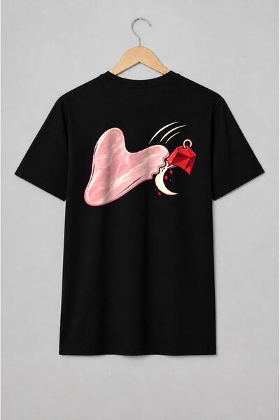 Generic Brand Tricou unisex cu Flacon de parfum și formă feminină romantică