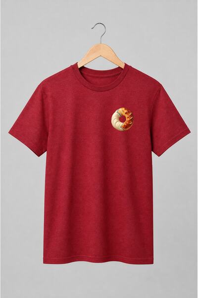 Generic Brand Tricou unisex cu Croissant artizanal pentru iubitorii de patiserie