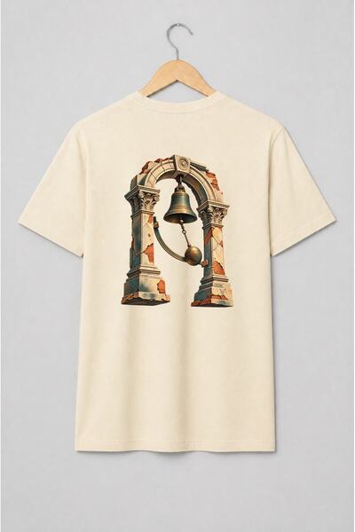 Generic Brand Tricou unisex cu Arcadă clasică cu clopot vintage