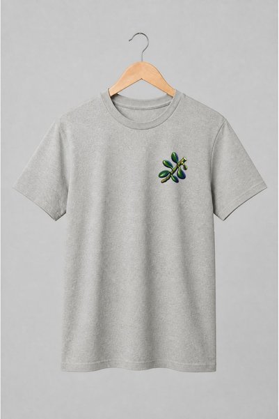 Generic Brand Tricou unisex cu Ramură de plantă suculentă pentru iubitorii de...