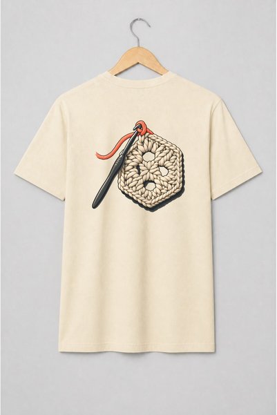 Generic Brand Tricou unisex cu Ghem de lână și andrea pentru tricotat