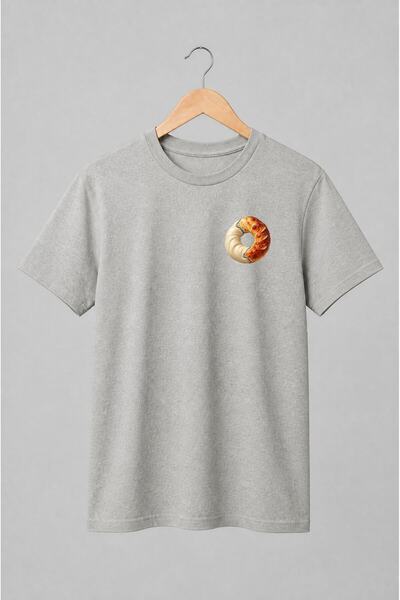 Generic Brand Tricou unisex cu Croissant artizanal pentru iubitorii de patiserie