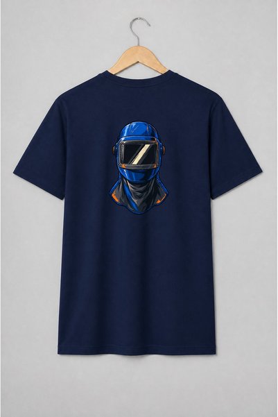 Generic Brand Tricou unisex cu Cască cu vizieră pentru atelier