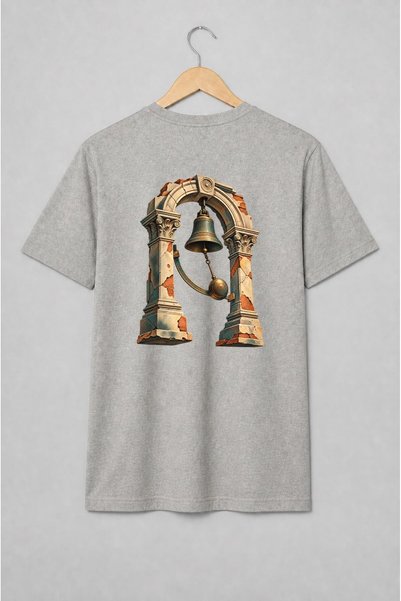 Generic Brand Tricou unisex cu Arcadă clasică cu clopot vintage