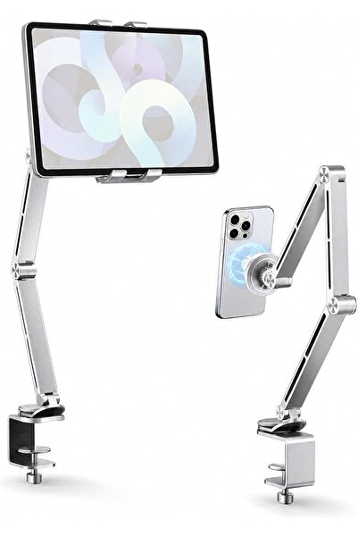 GENERAL Tablet Stand for iPad, Adjustable Aluminum Phone Holder with Magnetic...