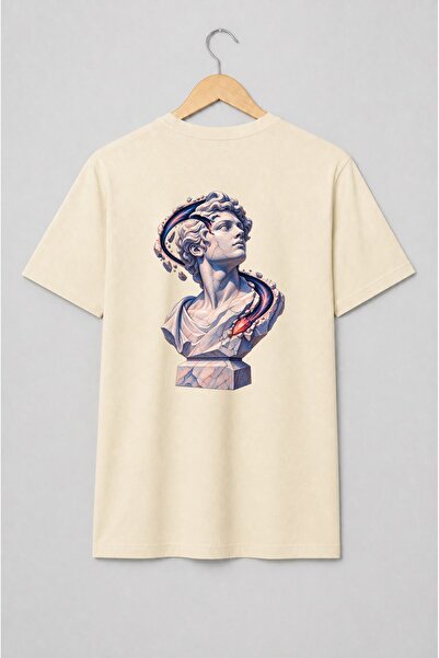 Generic Brand Tricou unisex cu Bust clasic cu orbită cosmică