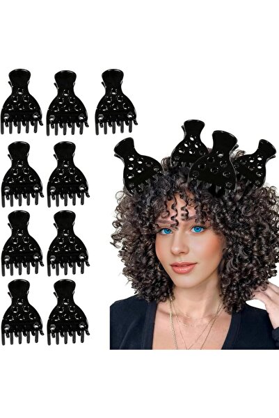SYOSI Hair Volume Clips, Root Lifter Curl Clips for Volumizing, Double Row Te...