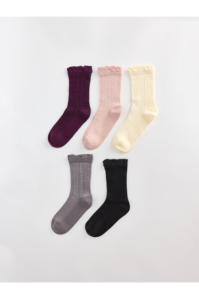 LC Waikiki I Embroidered Women's Socks 5-Pack from Freezen Store