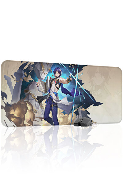 mousepad bastir Δρ. Ratio Honkai: Star Rail Anime V5 - 90x40 Gaming Mouse Pad...