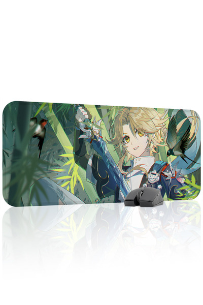 mousepad bastir Yanqing Honkai: Star Rail Anime V5 - 70x30 Gaming Mouse Pad Α...