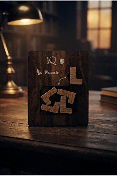 LAZORİAE Wooden Intelligence Game, Iq Educational, Mind and Strategy Toys, Ed...