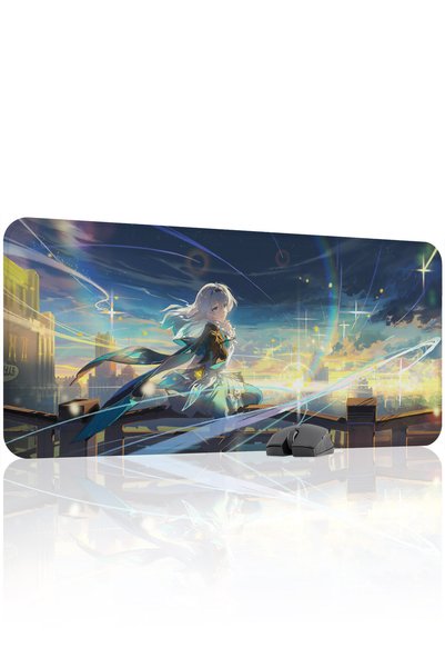 mousepad bastir Firefly Honkai: Star Rail Anime V4 - Mousepad de gaming 90x40...