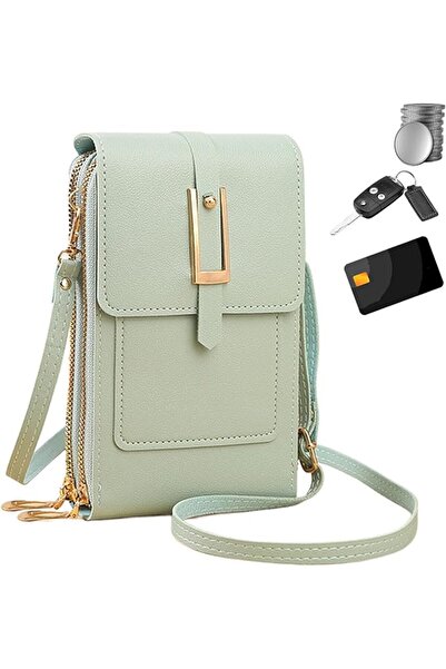 Generic Cell Phone Purses for Women Multi-Compartment Touchscreen Shoulder Strap