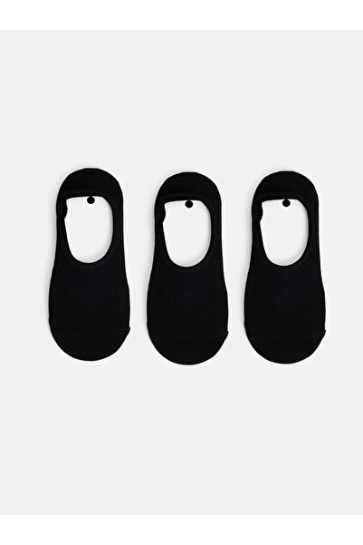 LC Waikiki Rmz Gi̇yi̇m Farkiyla Men's Ballerina Socks 3-Pack