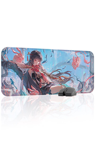 mousepad bastir Lingsha Honkai: Star Rail Anime V3 - 70x30 Gaming Mouse Pad Α...