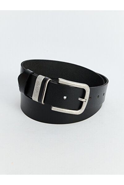 LC Waikiki حزام رجالي أسود عادي من LCW ACCESSORIES مع فرق من NEVAVM