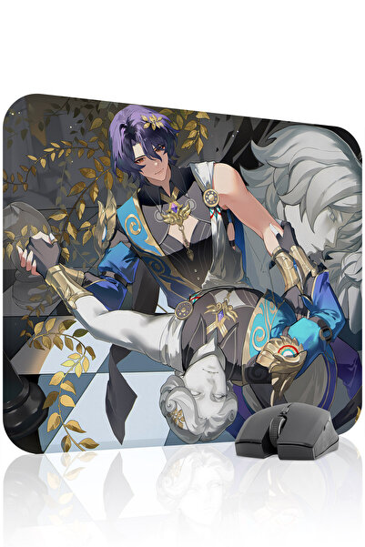 mousepad bastir Δρ. Ratio Honkai: Star Rail Anime V3 - 48x40 Gaming Mouse Pad...