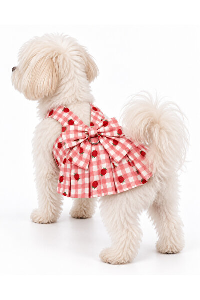 CONDELSA Special Design Dog Dress Dog Collar - 100% Cotton Muslin