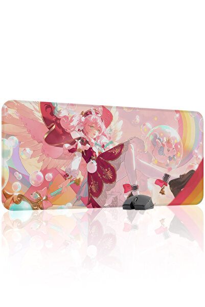 mousepad bastir Hyacine Honkai: Star Rail Anime V2 - 90x40 Gaming Mouse Pad Α...