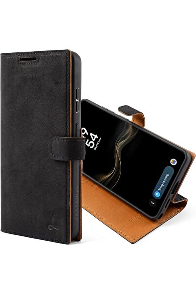 SNAKEHIVE Phone Case Genuine Leather Wallet Case for Galaxy S26 Ultra - Flip ...
