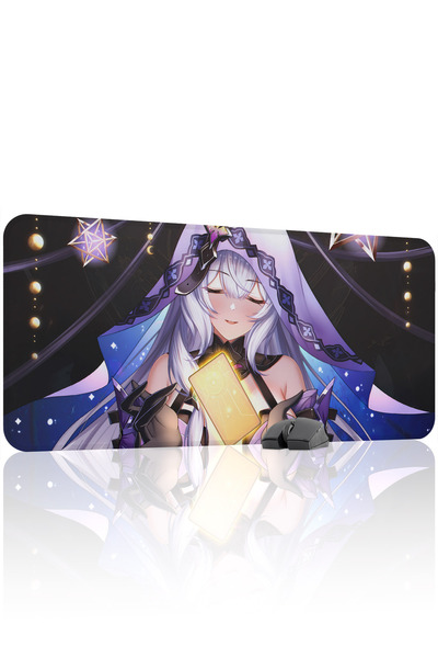 mousepad bastir Black Swan Honkai: Star Rail Anime V4 - 90x40 Gaming Mouse Pa...