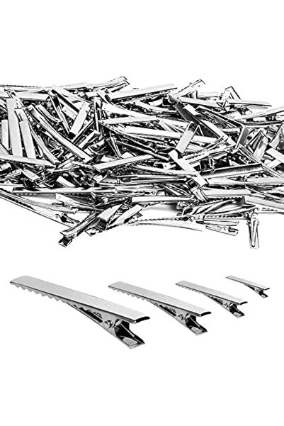 Bukela 70 Pieces Alligator Metal Hair Clips, Duck Bill Hair Clips for Bow Mak...