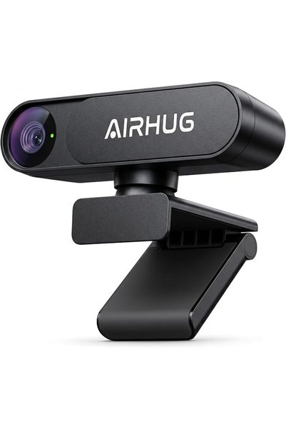 AIRHUG 4K UHD USB Webcam No Mic with Privacy Cover, USB Camera