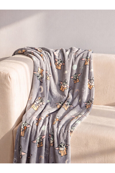 LC Waikiki Quality Parts from Çelebi Store Baby Yoda Printed Plush Tv Blanket...