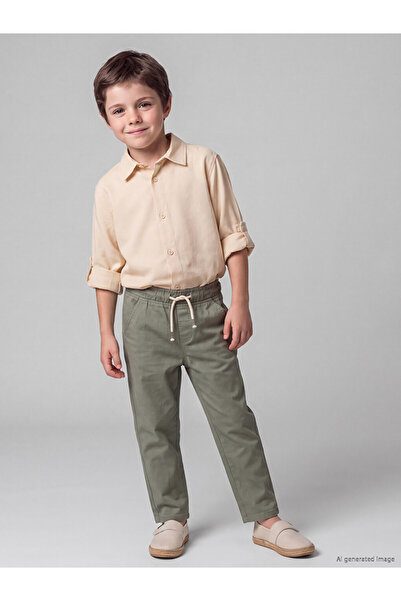 LC Waikiki Rmz Gi̇yi̇m Farkiyla Lace-Up Boys' Trousers