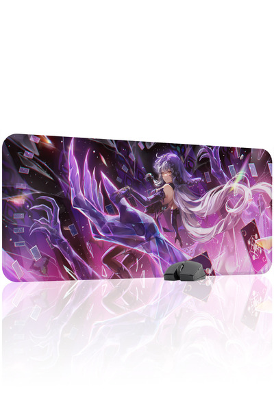 mousepad bastir Black Swan Honkai: Star Rail Anime V5 - 90x40 Gaming Mouse Pa...