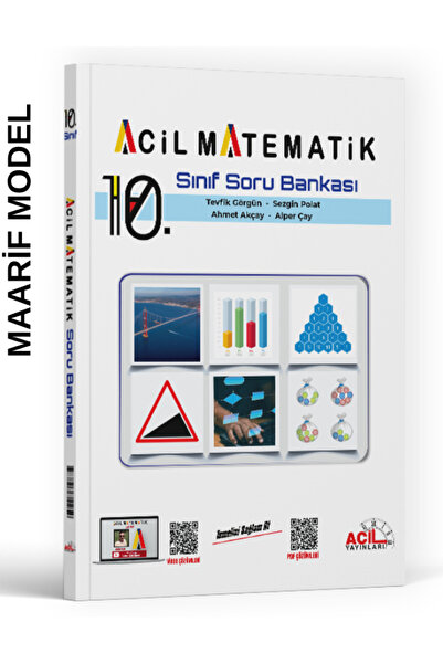 Acil Yayınları Acil 10. Sınıf Matematik Soru Bankası (Maarif Model)
