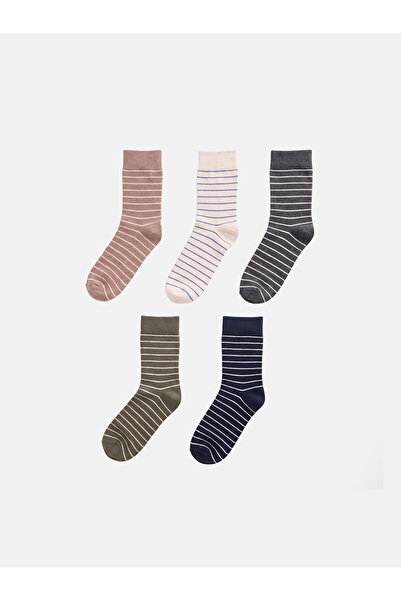 LC Waikiki I Striped Men's Socks 5-Pack from Freezen Store