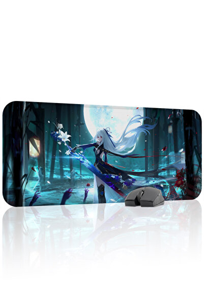 mousepad bastir Jingliu Honkai: Star Rail Anime V4 - 70x30 Gaming Mouse Pad Α...