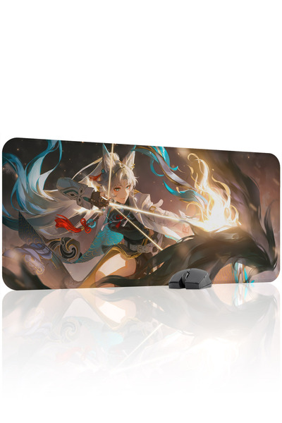 mousepad bastir Feixiao Honkai: Star Rail Anime V2 - 90x40 Gaming Mouse Pad Α...
