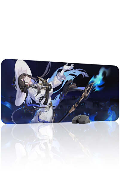 mousepad bastir The Dahlia Honkai: Star Rail Anime V4 - 90x40 Gaming Mouse Pa...