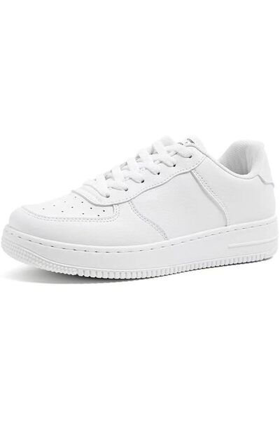 Generic Women's Sneakers Lace Up Casual Walking Shoes Comfortable Tennis Shoe...