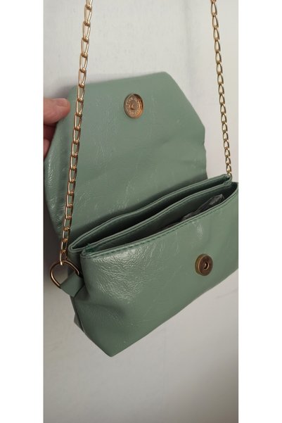 MATRUŞKA DERİ SANAT TASARIM Stylish Shoulder Bag and Handbag with Chain Detail