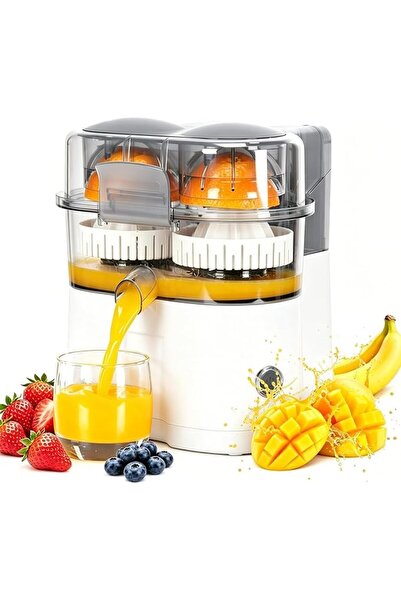 GENERAL Dual-Head Automatic Citrus Juicer, Electric Orange Juicer Machine Wit...