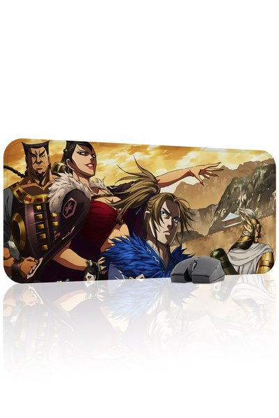 mousepad bastir Kingdom Anime 70X30 Player Gaming Mouse Pad Non-Slip Rubber B...