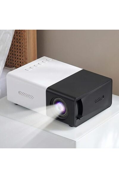 TVTECHPLUS جهاز عرض ذكي للتلفزيون، بدقة 1080P FHD للسينما المنزلية، جهاز عرض ...