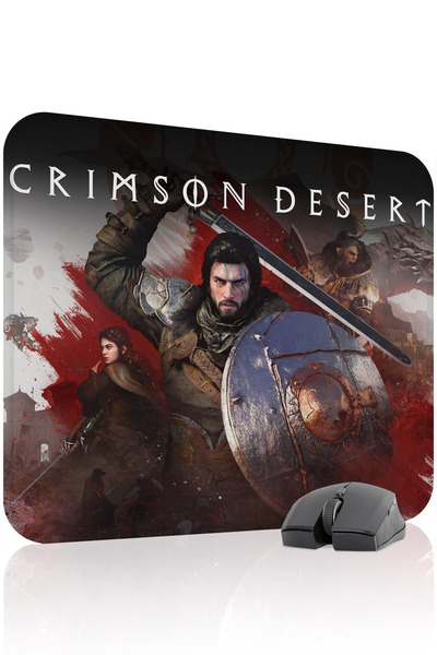 mousepad bastir Crimson Desert 48x40 Gaming Mouse Pad για παίκτες, Αντιολισθη...