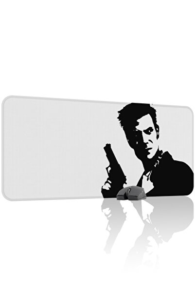mousepad bastir max payne 90x40 Mouse Pad pentru gaming, cu bază antiderapant...