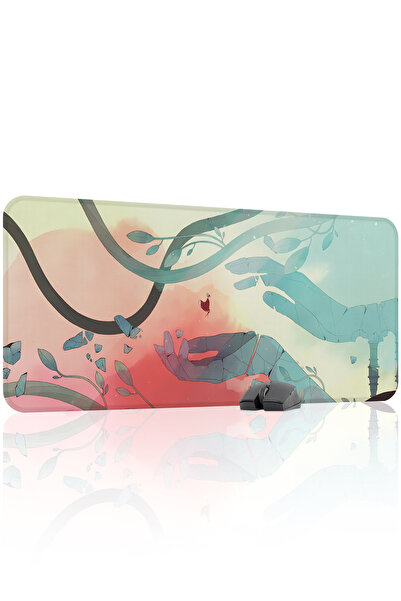 mousepad bastir Gris 90x40 Gaming Mouse Pad Αντιολισθητική βάση από καουτσούκ...