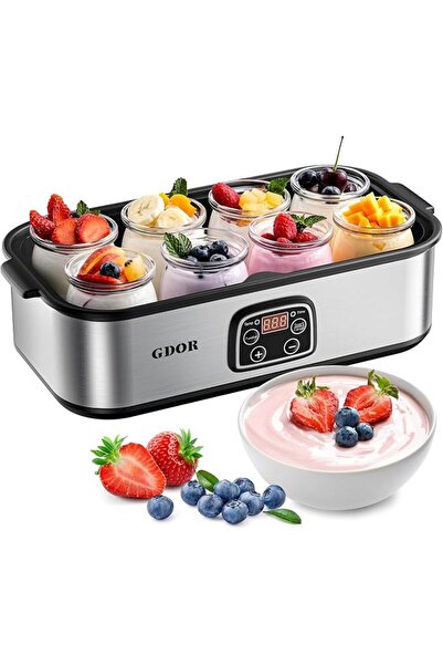 Gdor Yogurt Maker with Temperature Control, 48H Timer Yogurt Machine with 8×6...