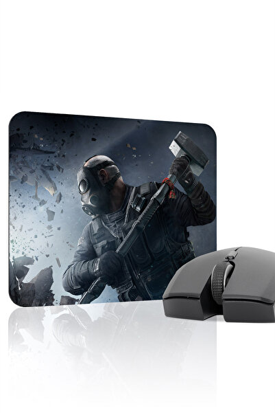 mousepad bastir Rainbow Six Siege 22X18 Player Gaming Mouse Pad Non-Slip Rubb...