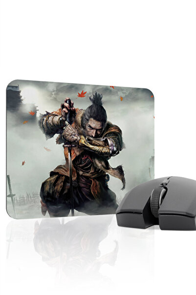 mousepad bastir Sekiro 22X18 Gaming Mouse Pad Non-Slip Rubber Base Mouse Mat V1