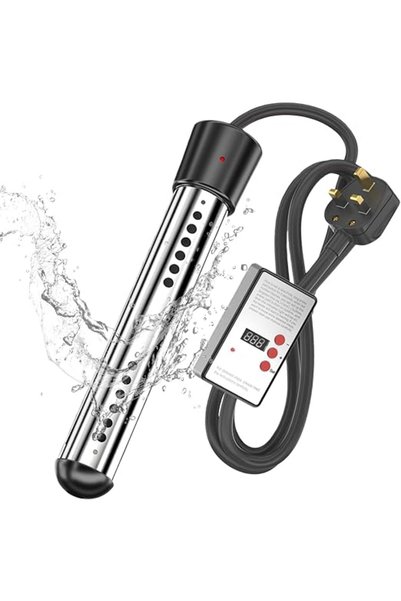 BOOMBOOMBOOM Immersion Water Heater, 2000W Electric Water Heater,Portable Sub...