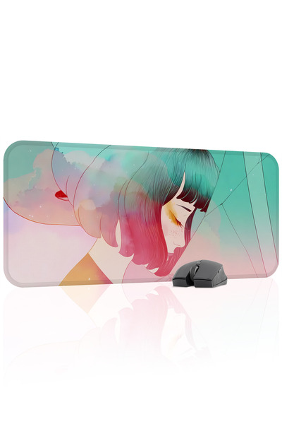 mousepad bastir Gris 70x30 Gaming Mouse Pad Αντιολισθητική βάση από καουτσούκ...